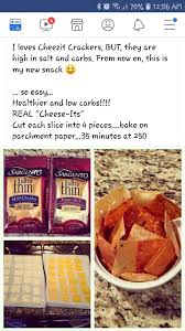 Cheese It S Healthy Option Snacks Low Carb Recipes Food