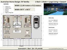 1140 Sq Ft Or 106 23 M2 59m2 Living Great Granny Flat Etsy Small House Small House Design House Plans Online