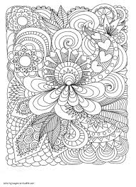 School's out for summer, so keep kids of all ages busy with summer coloring sheets. Get This Abstract Art Coloring Pages Geometric Leaves And Heart Pattern