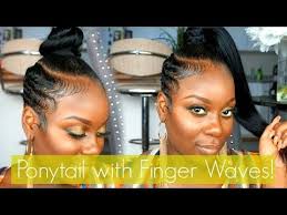 Easy Ponytail With Finger Waved Sides Short Hair Tutorial Youtube Finger Waves Short Hair Short Hair Tutorial Short Hair Ponytail