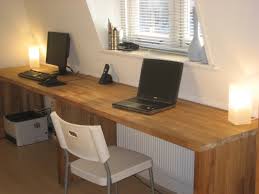 big oak desk from kitchen worktops : 6
