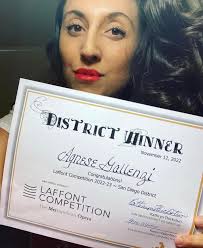 ANNOUNCING THE WINNERS OF THE GEORGIA DISTRICT! Alexander Adkins, Tenor  Lauren Carroll, Soprano Ani Kushyan, Mezzo-Soprano Ben Strong,  Bass-Baritone Encouragement Awards: Emily Adams, Soprano Blair Lipham,  Soprano Riley Ortega, Soprano Congratulations to