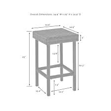 Apart from the appearance and quality levels, there are also some other buying tips that you should bear in mind. Crosley Furniture Palm Harbor 2pc Outdoor Wicker Counter Height Bar Stool Set