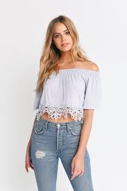 The sleeves are full and three quarter length. Off The Shoulder Tops Crop Tops Sweaters More Tobi Ca