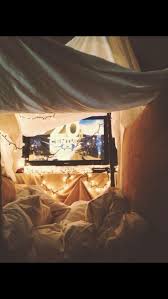Are You Chill Cute Date Ideas Blanket Fort Movie Night