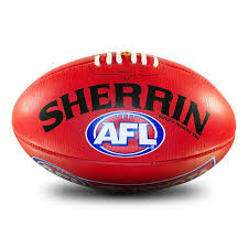Sherrin Afl Rplica Training Ball Leather Red Afterpay Zippay Available Afl Football Australian Football