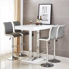 They act as a stylish room divider, as well as a great spot for with easy extra seating and bar stool style chairs, it's easy to see why a breakfast bar is a these tables take up less space than dining furniture as they're tall and typically made for two. Bar Table Stools Sets Furniture Uk Furniture In Fashion