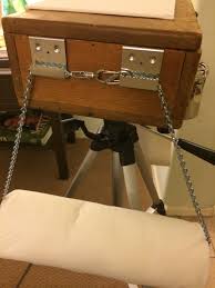 Small Clips That Hold Chain Together Are From Home Depot The Clips The Chain Is Hanging From Are Canvas Clips 1 99 Ea Plein Air Easel Pochade Box Sketch Box