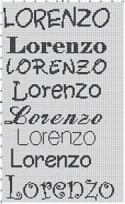 Gildene artes em ponto cruz. Lorenzo Alfabeto Ponto Cruz Nomes Em Ponto Cruz Letras Em Ponto Cruz