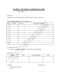 Praktek surat masuk dan surat keluar sistem kartu kendali oleh universitas brawijaya jurusan sekretaris. Kartu Kendali Guru Docx Document