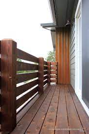 Stained Balcony Toward End 1 Deck Railing Design Balcony Railing Design Balcony Design