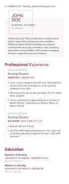 These 5 resume examples are proven to help you land your next nursing job in 2021. Nursing Student Resume Example With Content Sample Craftmycv