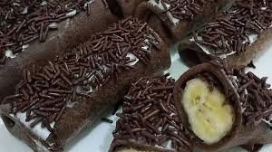 Rasanya yang manis begitu menggugah selera. Yummy Yuk Buat Dadar Gulung Pisang Coklat Bikinnya Gampang Banget Herstory