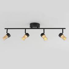 Shop Artika Oxion Track 4 Light Fixture Black Brass Overstock 31484510
