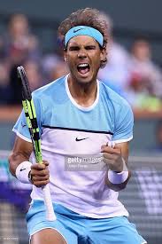 Rafael Nadal Of Spain Celebrates Winning A Game Against Gilles Muller Rafael Nadal Soccer Tennis Nadal Tennis