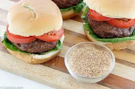 For the ideal tender, open texture in beef or turkey burgers, minimal handling of the ground meat and loosely packing it into patties are key. The Best Homemade Burger Seasoning Video Copykat Recipes