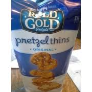 Actual product packaging and materials may contain more and/or different information than that shown on our web site. Rold Gold Pretzels Pretzel Thins Original Calories Nutrition Analysis More Fooducate