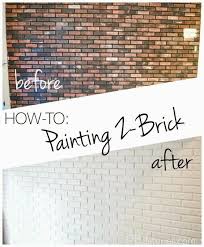 Pbjstories How To Paint An Interior Brick Wall Pbjreno Brick Interior Wall Painted Brick Walls Painting Brick Interior