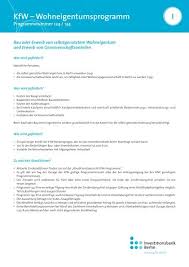 Der maximale kreditbetrag ist auf 25 % des umsatzes 2019 festgelegt. Kfw Wohneigentumsprogramm I Investitionsbank Berlin