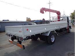 荷台長524で積載3 5ｔ 足場材や型枠の運搬に h14 いすゞエルフ ワイド 超々ロング 3 5t 4段クレーン フックイン 走行5万km 全塗装済 中古クレーン販売 荷台 いすゞ エルフ クレーン