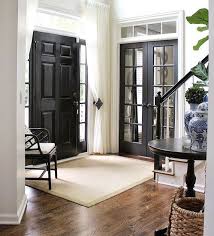 Entry Foyer Obsession Beautifully Curated Entry Foyer Pieces Set The Theme For Your Home Mix Styles And Textures To Get The Look Try Our Can Black Interior Doors Home New Homes