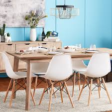 The chairs are made of polypropylene plastic frame. Buy Walnew Pre Assembled Mid Century Modern Dining Chairs Set Of 4 Multiple Colors Online In Turkey 727603288