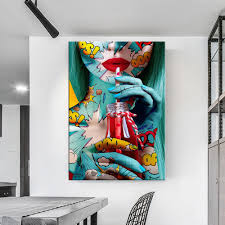 現代グラフアートセックス女性ポスターやプリントキャンバス壁の写真を絵画リビングルームのベッドルームcuadros装飾 - AliExpress