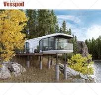 2024 New Ready to Ship Mobile House Capsule Cabin Capsule House Tiny Apple  Pod for Hotel