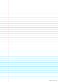 Download free printable lined paper samples in pdf, word and excel formats. Free Printable Notebook Paper