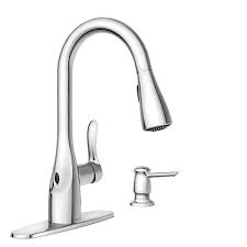 137 results for hands free kitchen faucet. Moen Arlo Chrome Hands Free Pulldown Kitchen Faucet Lowe S Canada