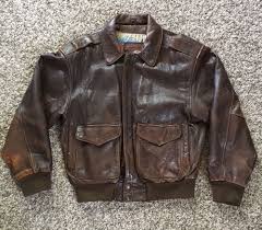 Vintage Type A 2 Flights Bomber Brown Leather Jacket By Wilson Leather Size M Adventurebound Leather Jacket Brown Leather Jacket Vintage Leather Jacket
