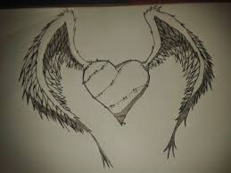 Dibujos De Corazones Hechos A Lapiz Por Artistas Dibujos De Corazones Disenos De Tatuajes De Corazon Corazones