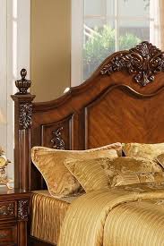 Simple design scheme is featured for this bookcase, which has no decorous. Lifestyle B0185 Mansion Cherry Queen Bedroom Set Bedroom Set Bedroom Sets Queen Cherry Panel Bed