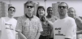 It is new order's only number one hit in the uk singles chart. What Are The Lyrics To World In Motion By New Order What Is John Barnes Rap About And How Was Keith Allen Involved