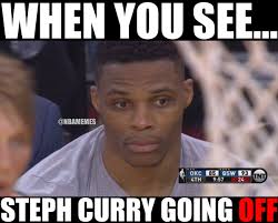 Jobs data and looked ahead to crucial central bank meetings in europe and. Nba Memes Auf Twitter Russell Westbrook Watching Stephen Curry Tonight Thunder Warriors Https T Co Lqrofqmzom