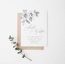 Take a look at the different burgundy wedding invitation designs from our incredible designers. 60 Stunning Simple Wedding Invitations On Etsy For The No Frills Couple Junebug Weddings