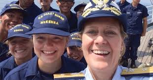 Linda Fagan, '00, to achieve a historical first for Coast Guard