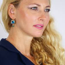 Michal Golan Bella Square Clip Earrings