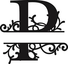 Download Fancy Split Monogram Svg Shefalitayal
