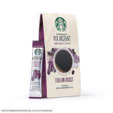 No coffee machine or grinder needed. Buy Starbucks Via Instant Coffee Dark Roast Packets 100 Arabica 1 Box 8 Packets Italian Roast 0 93 Ounce Online In Vietnam B0050k4dqw
