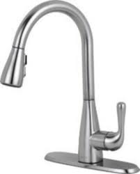 Check spelling or type a new query. Delta Grenville 1 Handle Pull Down Kitchen Faucet Brushed Nickel Canadian Tire