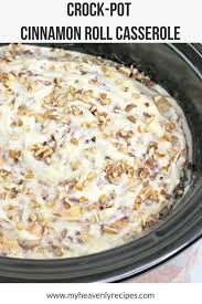 Trusted slow cooker dessert recipes from betty crocker. Crock Pot Cinnamon Roll Casserole