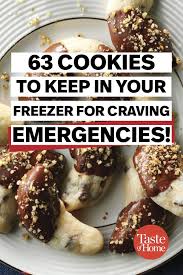 These holiday season cookie enter: 63 Cookies To Keep In Your Freezer For Craving Emergencies Cookies Recipes Christmas Freezer Cookies Recipes Yummy Cookies