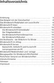 Weitergeführt von neu herausgegeben von jürgen hertlein. Dasabc Der Blindenschrift Das Geheimnis Der 6 Punkte Informationen Uber Den Aufbau Die Herstellung Und Den Einsatz Der Blindenschrift Pdf Kostenfreier Download