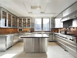 This stainless steel kitchen cabinets video shows examples of. Kitchen Stainless Kitchen Industrial Kitchen Design Modern Kitchen