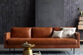 | sofas, armchairs & couches └ furniture └ home & garden all categories antiques art automotive baby books business & industrial cameras & photo cell phones & accessories clothing. West Elm Axel Three Seater Sienna Leather Brown Leather Couches Living Room Leather Couch Living Room Modern Brown Leather Couch Living Room