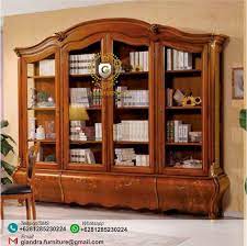Harga lemari furniture ligna dan olympic monday, april 22, 2013. Lemari Buku Jati Bombay Rak Buku Jati Lemari Buku Murah Mebel Jati