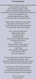 The Conflagration Stone Sour Great Message Being Told Lyrics To Live By Taylor Lyrics Slipknot Lyrics
