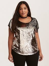 All Over Sequin Top Plus Size Outfits New Years Eve Outfits Fashion
