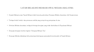 Campurtangan british di tanah melayu 2. Sejarah Awal Negara Abdul Rahman Bin Ibrahim 10